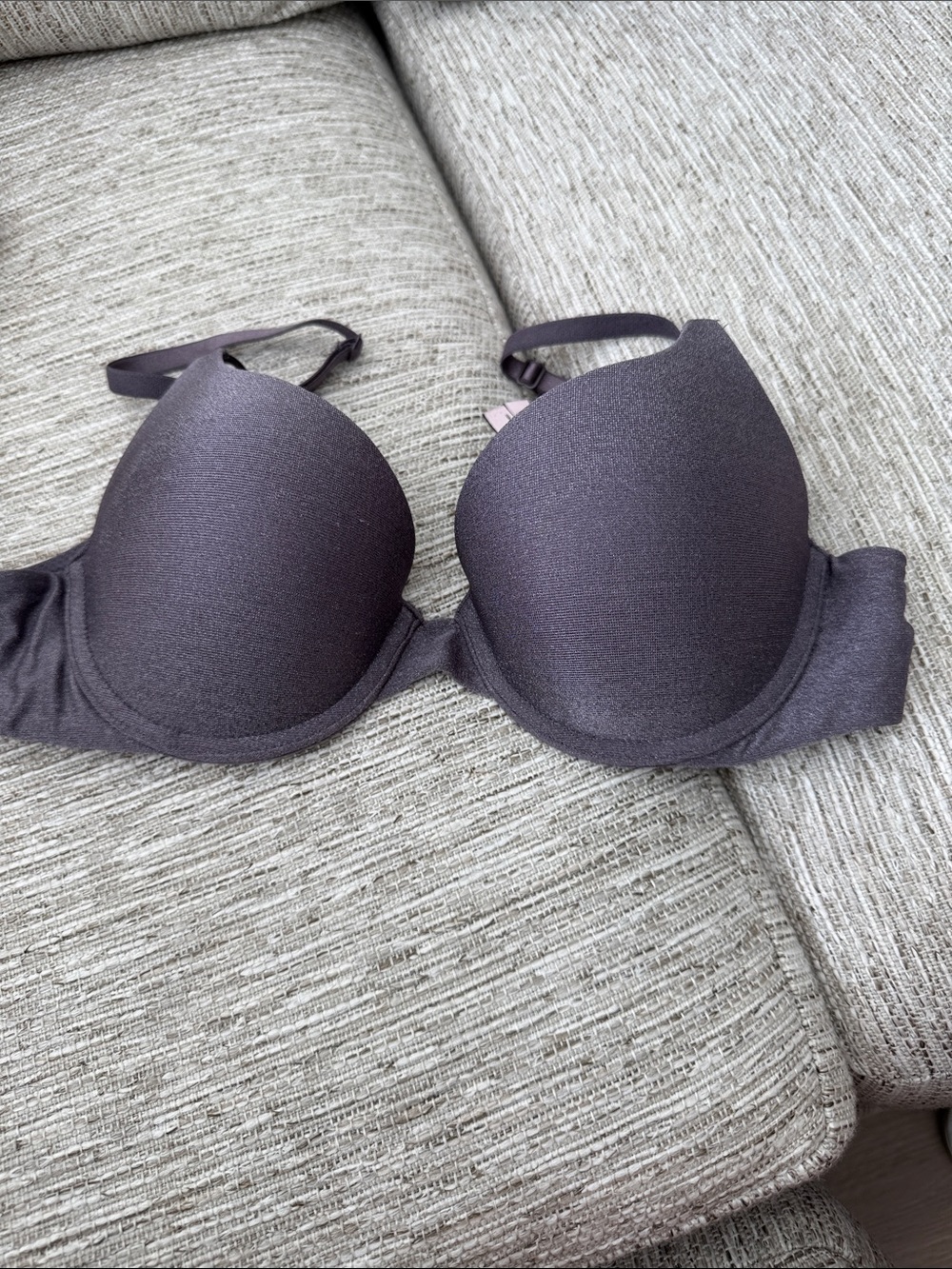 Victoria's Secret Smooth Contour Bra - sparkly Charcoal